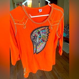 Western embroidered shirt